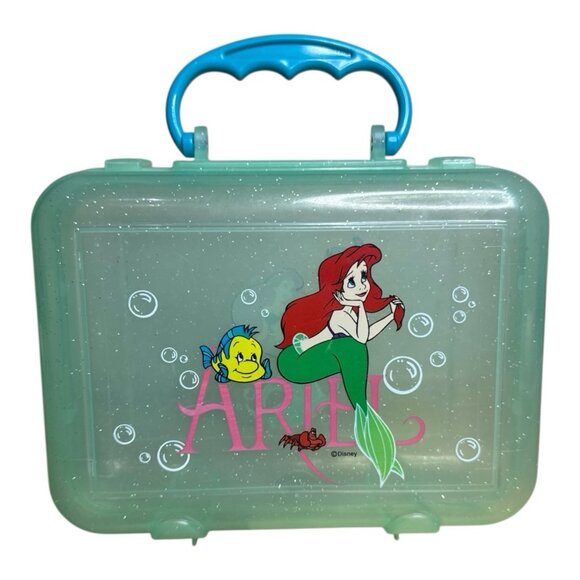 Disney The Little Mermaid Teal Case - Vintage Glitter Blue Ariel - Picture 5 of 8